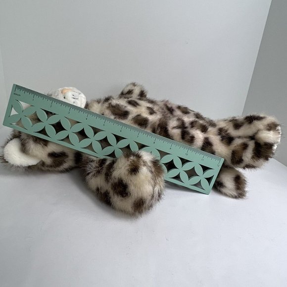 Build A Bear Workshop Plush Clouded Snow Leopard Cat Sparkle Stuffed Animal BAB - Picture 11 of 12
